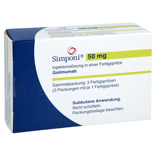 SIMPONI 50 mg Injektionslösung i.e.Fertigspr. 3X1 St