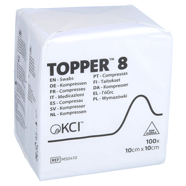 Topper 8 Kompr.10x10 cm unsteril 100 St
