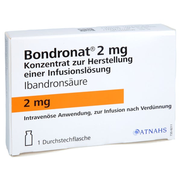 BONDRONAT 2 mg/2 ml Konz.z.Herst.e.Inf.-Lsg.Dsfl. 1 St