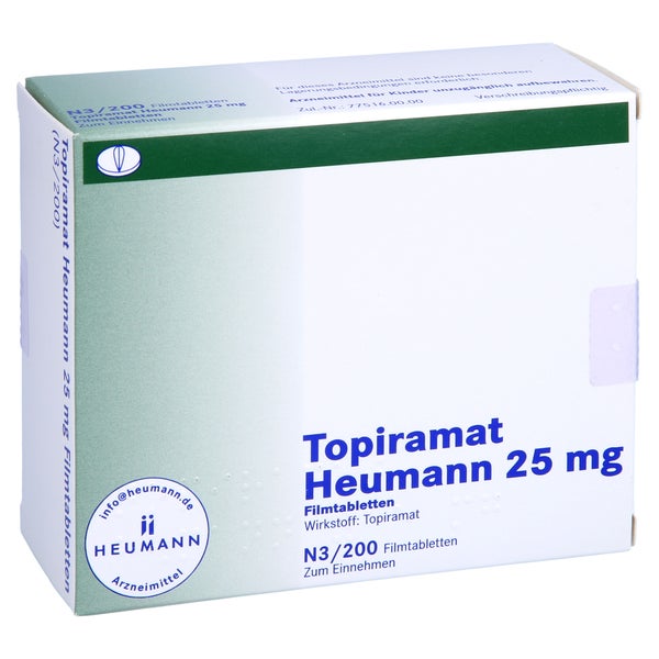 Topiramat Heumann 25 mg Filmtabletten 200 St
