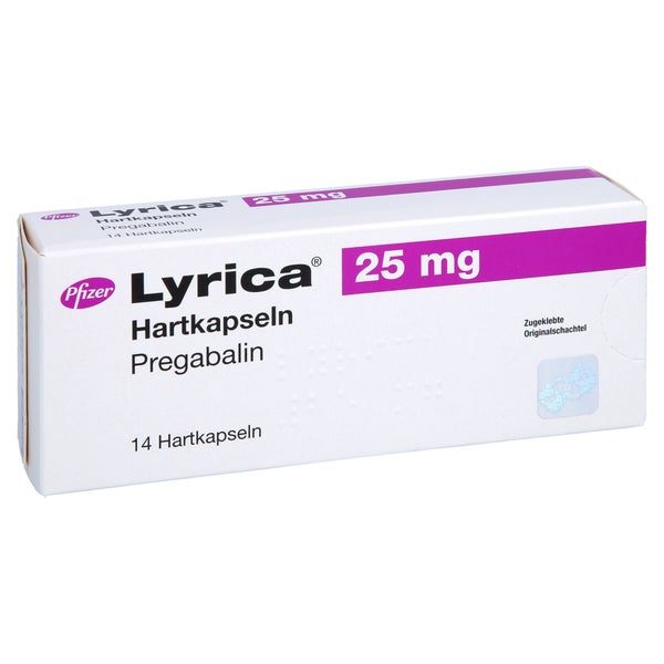 Lyrica 25 mg Hartkapseln 14 St