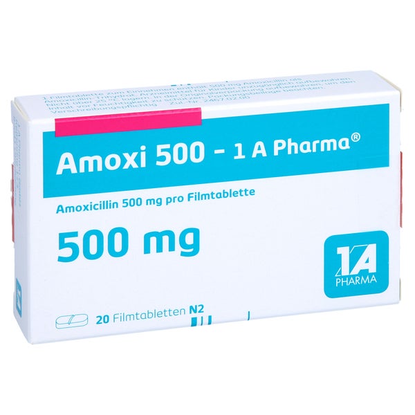 Amoxi 500-1a Pharma Filmtabletten 20 St