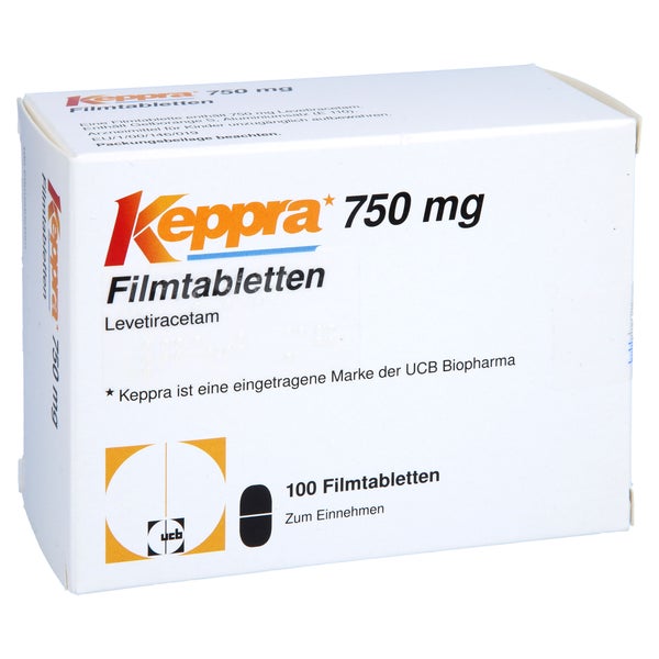 Keppra 750 mg Filmtabletten 100 St