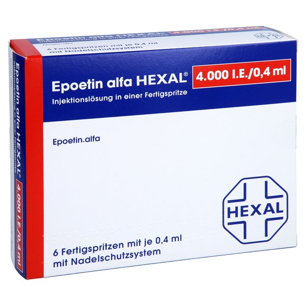 EPOETIN alfa HEXAL 4.000 I.E./0,4 ml Fertigspr. 6X0,4 ml