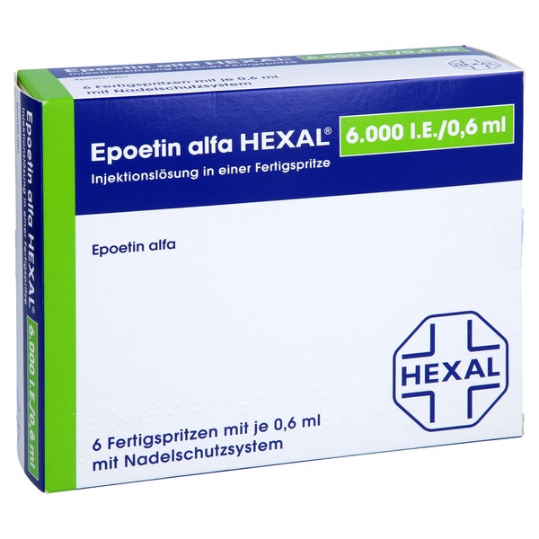 EPOETIN alfa HEXAL 6.000 I.E./0,6 ml Fertigspr. 6X0,6 ml
