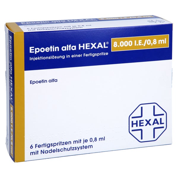 EPOETIN alfa HEXAL 8.000 I.E./0,8 ml Fertigspr. 6X0,8 ml