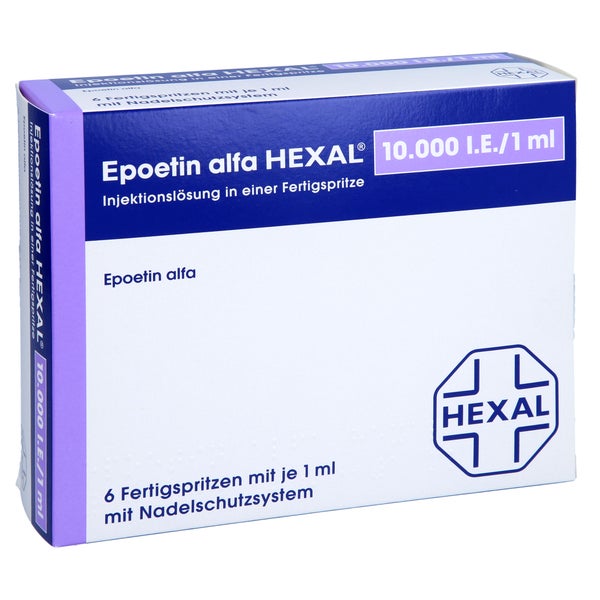 EPOETIN alfa HEXAL 10.000 I.E./1 ml Fertigspritzen 6X1 ml