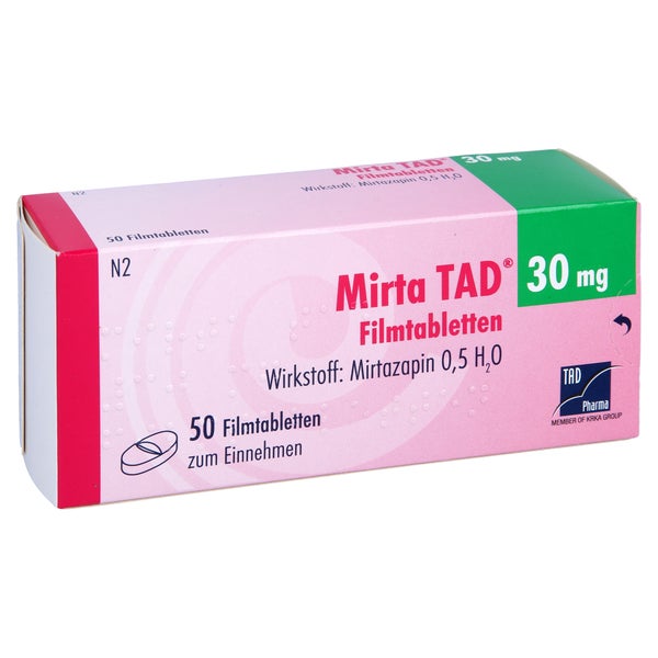 Mirta TAD 30 mg Filmtabletten 50 St