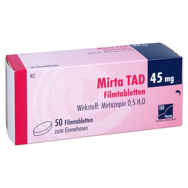 Mirta TAD 45 mg Filmtabletten 50 St