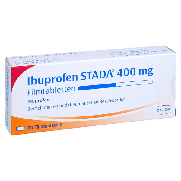 Ibuprofen Stada 400 mg Filmtabletten 20 St