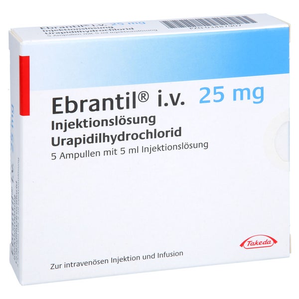 Ebrantil i.v. 25 mg Injektionslösung 5X5 ml
