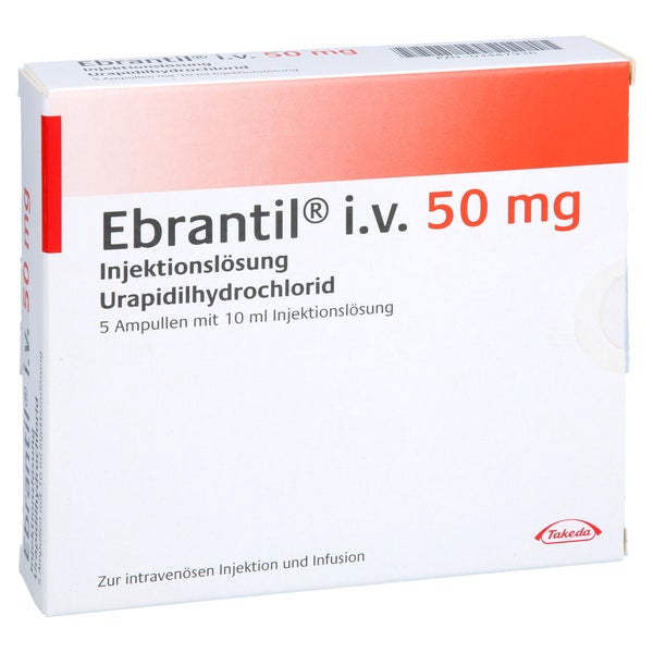 Ebrantil i.v. 50 mg Injektionslösung 5X10 ml