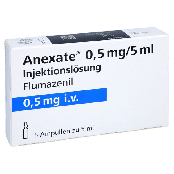 Anexate 0,5 mg/5 ml Injektionslösung 5X5 ml