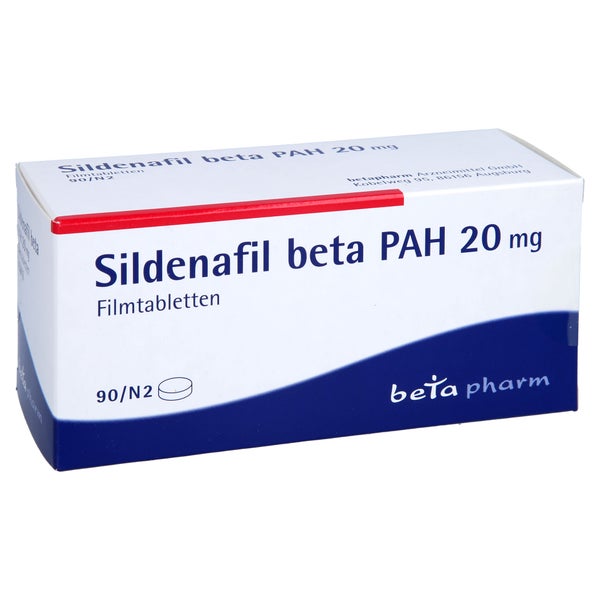 Sildenafil beta PAH 20 mg Filmtabletten 90 St