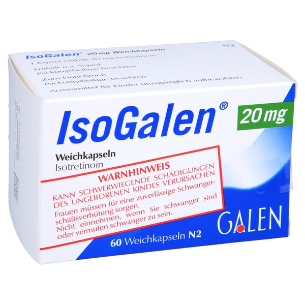 Isogalen 20 mg Weichkapseln 60 St