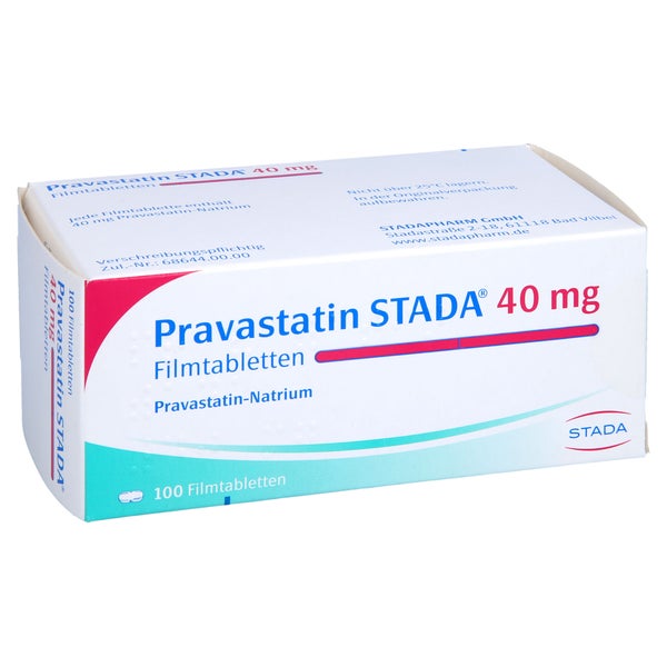 Pravastatin Stada 40 mg Filmtabletten 100 St