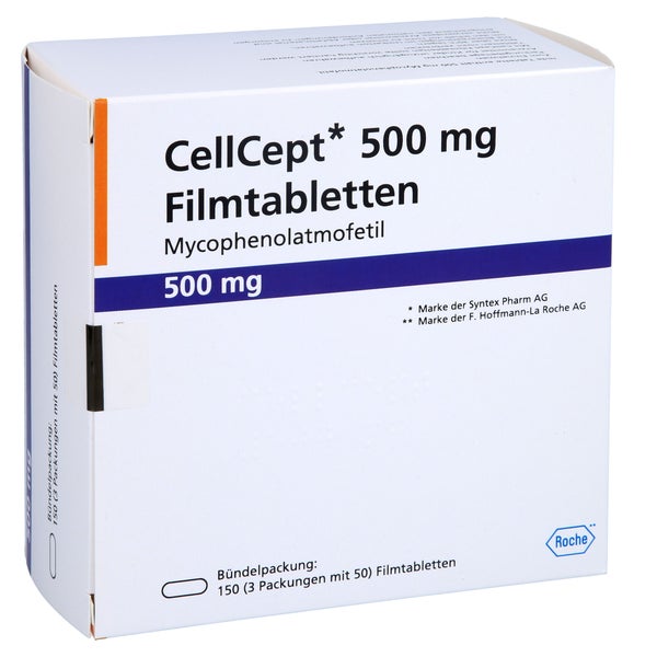Cellcept 500 mg Filmtabletten 150 St