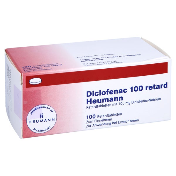 Diclofenac 100 Retard Heumann Tabletten 100 St