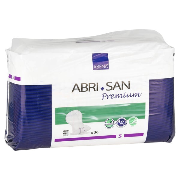 Abri-san Midi Air Plus Nr.5 28x54 cm 36 St