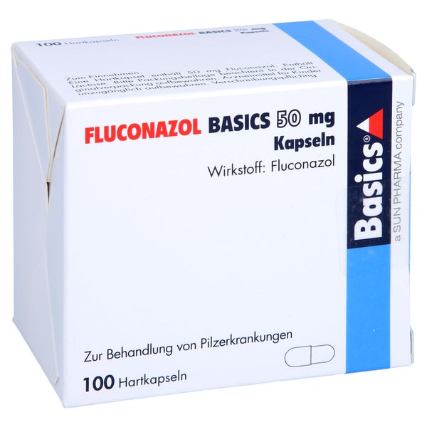 Fluconazol Basics 50 mg Hartkapseln 100 St