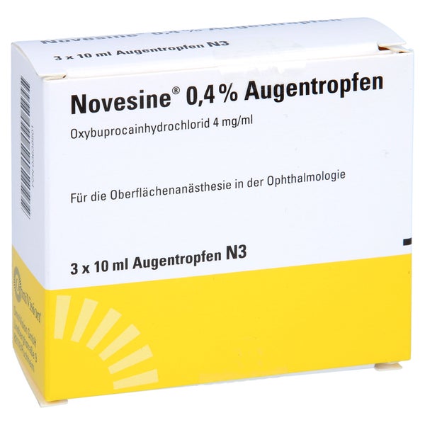Novesine 0,4% Augentropfen 3X10 ml
