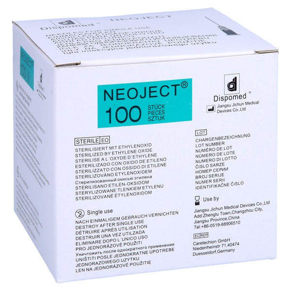 Kanülen Einmal Neoject Gr.16 0,6x25 mm 100 St