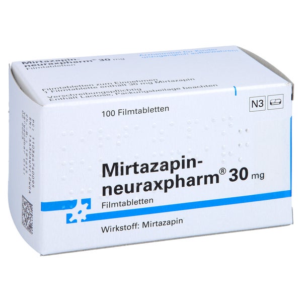 MIRTAZAPIN-neuraxpharm 30 mg Filmtabletten 100 St