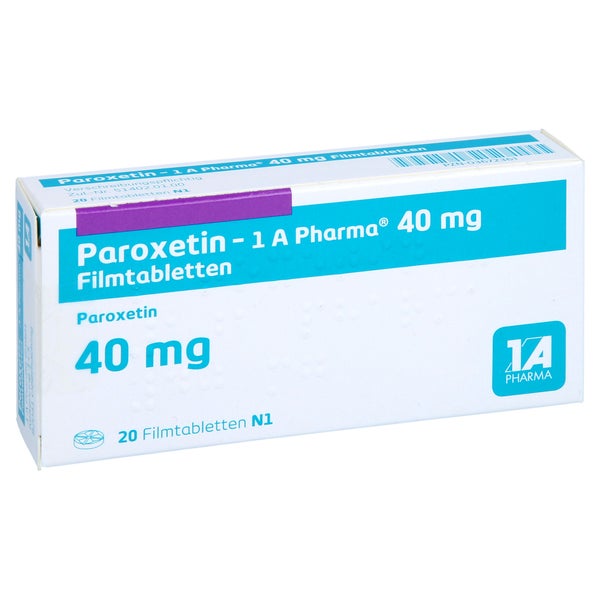 Paroxetin-1a Pharma 40 mg Filmtabletten 20 St