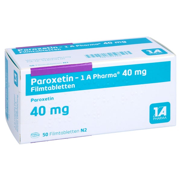 Paroxetin-1a Pharma 40 mg Filmtabletten 50 St
