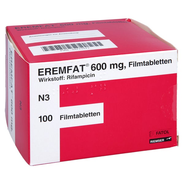 Eremfat 600 mg Filmtabletten 100 St