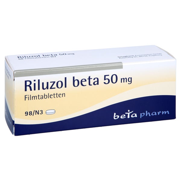 Riluzol beta 50 mg Filmtabletten 98 St