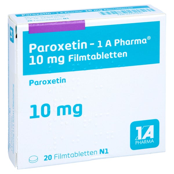 Paroxetin-1a Pharma 10 mg Filmtabletten 20 St