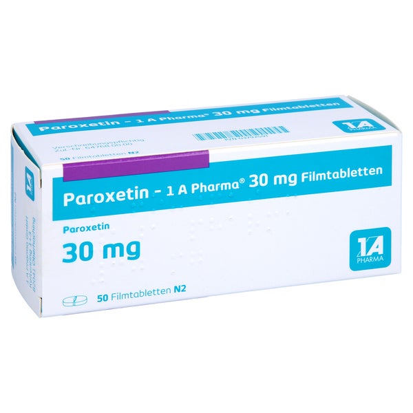 Paroxetin-1a Pharma 30 mg Filmtabletten 50 St