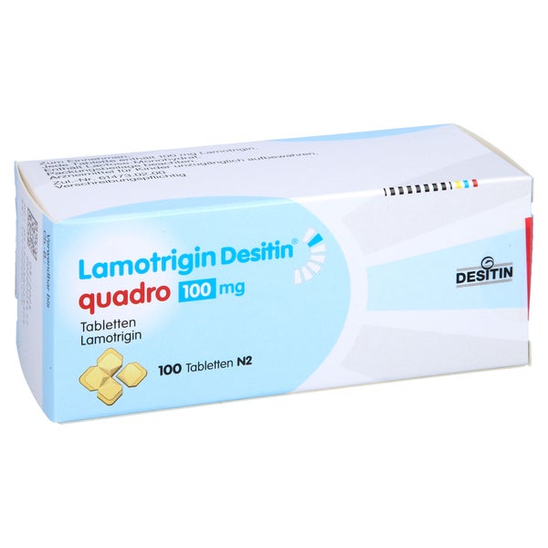 LAMOTRIGIN Desitin Quadro 100 mg Tabletten 100 St