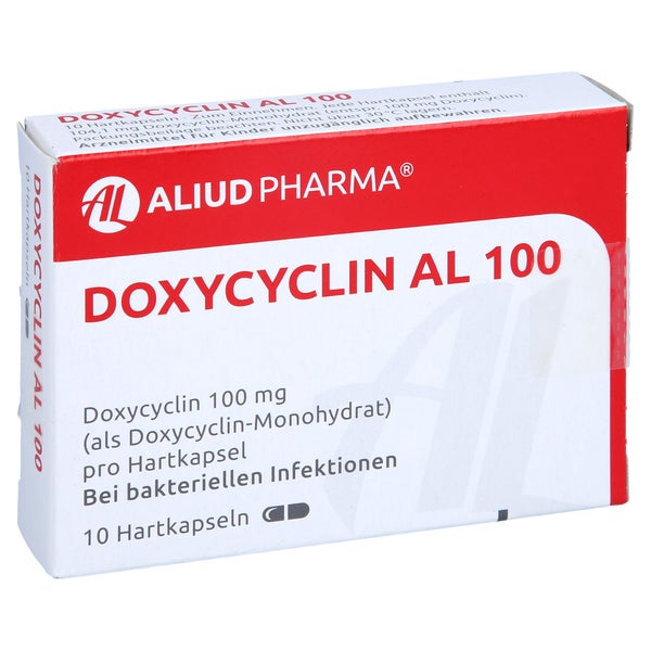 Doxycyclin AL 100 Hartkapseln 10 St