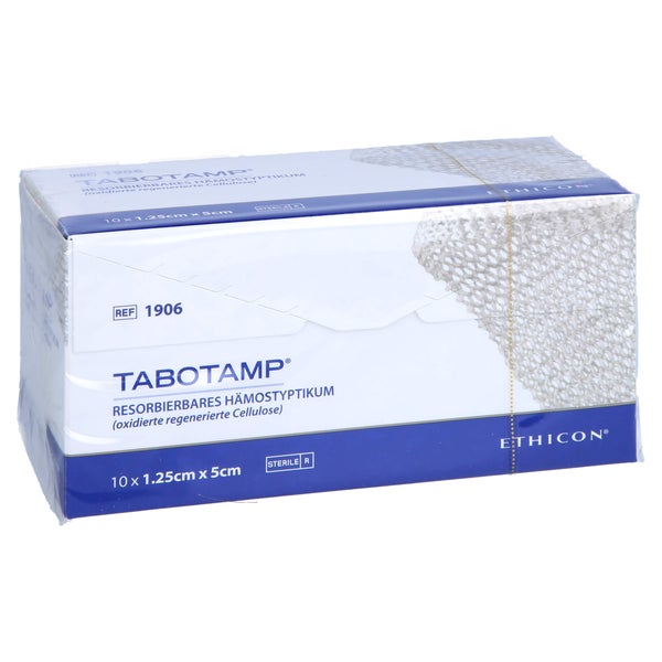 Tabotamp Hämostyptikum 5x1,25cm Wundgaze 10 St