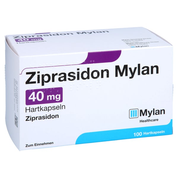 Ziprasidon Mylan 40 mg Hartkapseln 100 St
