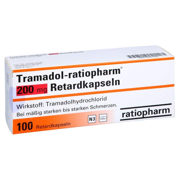 TRAMADOL-ratiopharm 200 mg Retardkapseln 100 St