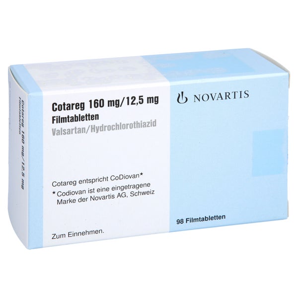 Cotareg 160 Mg/12,5 mg Filmtabletten 98 St