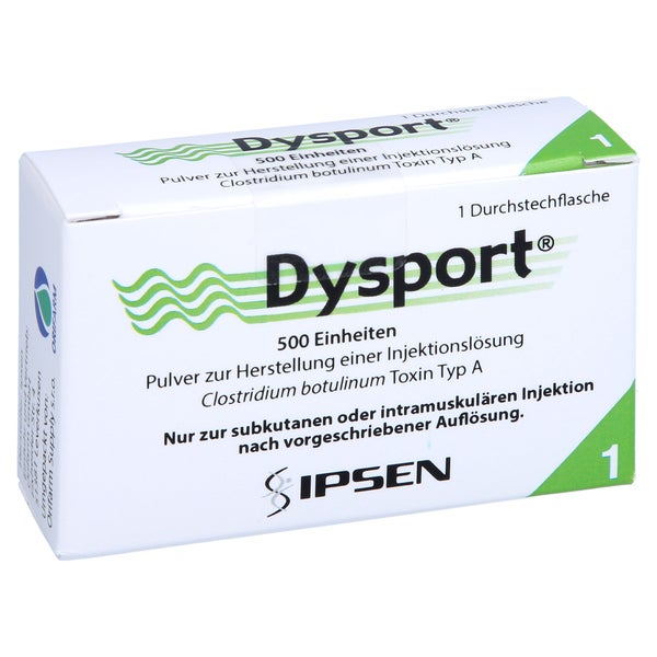 DYSPORT 500 Einheiten Pulver z.Herst.e.Inj.-Lsg. 1 St