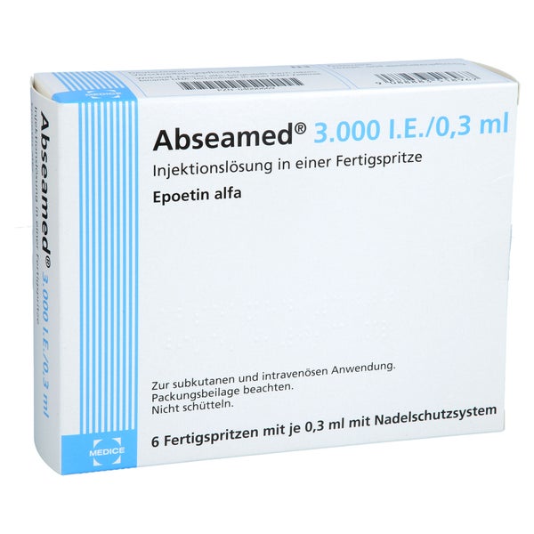 Abseamed 3.000 I.E./0,3 ml 6X0,3 ml