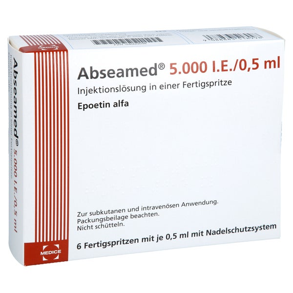 Abseamed 5.000 I.E./0,5 ml 6X0,5 ml