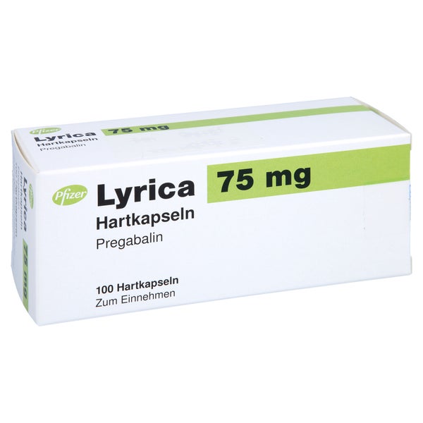 Lyrica 75 mg Hartkapseln 100 St