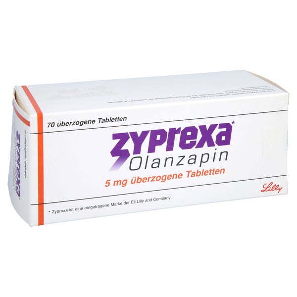 Zyprexa 5 mg überzogene Tabletten 70 St