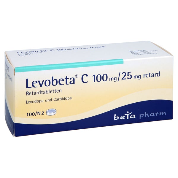 Levobeta C 100mg/25mg retard Tabl. 100 St