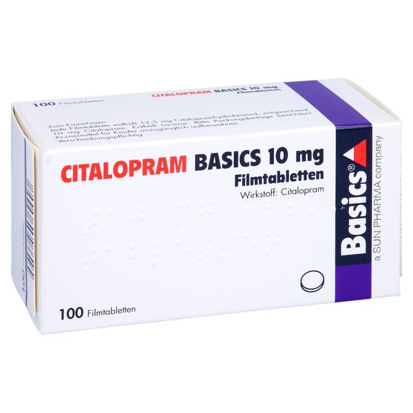Citalopram Basics 10 mg Filmtabletten 100 St