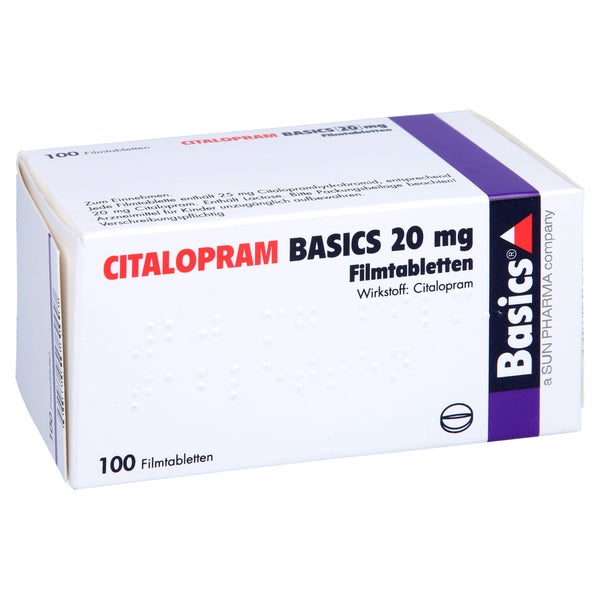 Citalopram Basics 20 mg Filmtabletten 100 St
