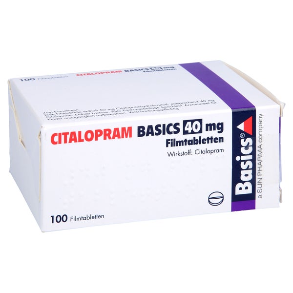 Citalopram Basics 40 mg Filmtabletten 100 St