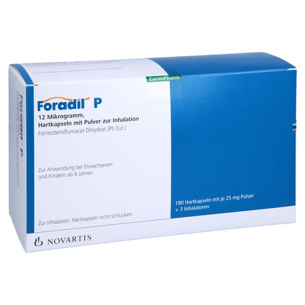 FORADIL P + 3 Inhalatoren Hartkaps.m.Plv.z.Inhal. 180 St