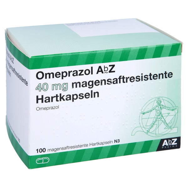 OMEPRAZOL AbZ 40 mg magensaftresistente Kapseln 100 St